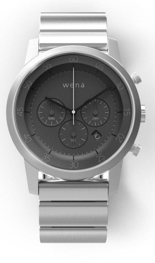 ソニーからアナログ式腕時計「wena wrist」　バンド部に電子マネーやスマホの着信通知など機能搭載