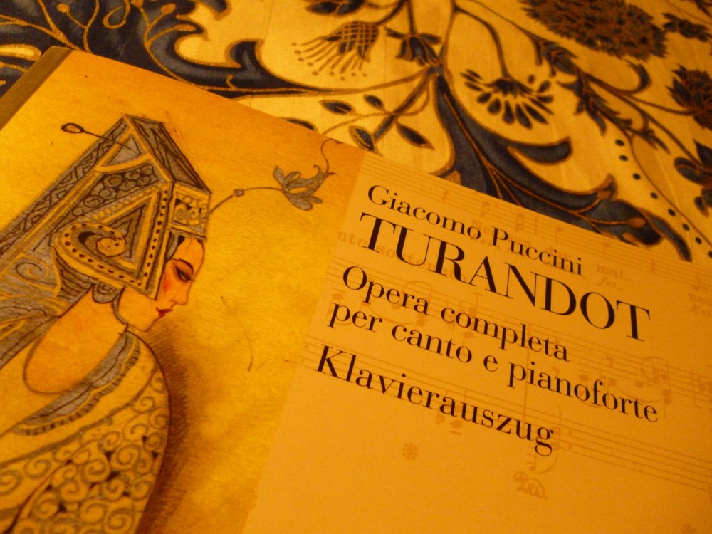トゥーランドットの楽譜扉