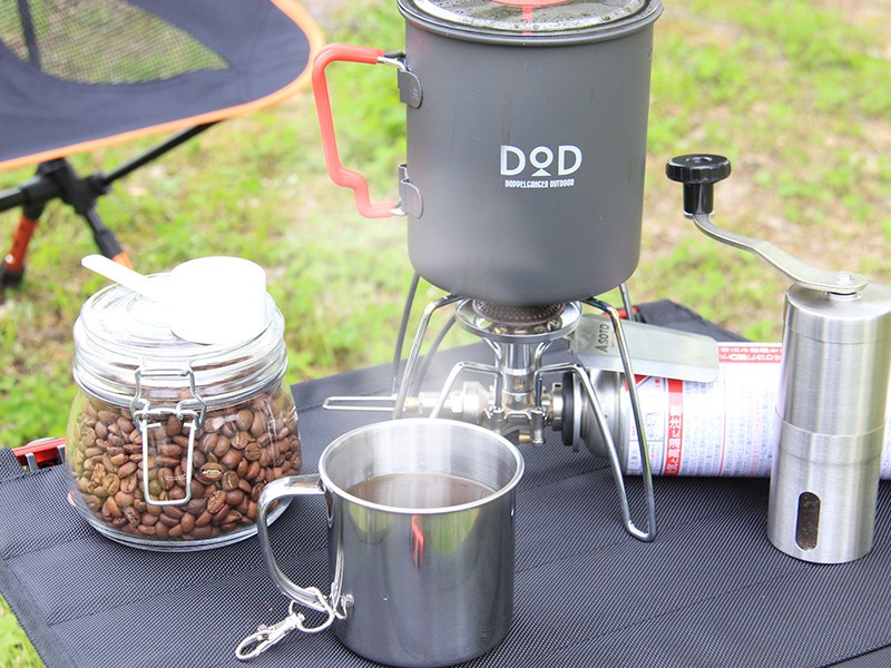 ラーメンとコーヒーができる...クッカー＆パーコレーター・ミルセット