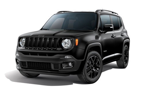 JeepのスモールSUV「Renegade」限定モデル　黒を基調としたクールな外観