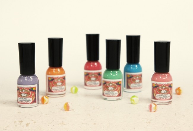 無臭で爪にやさしい「胡粉ネイル」、上羽絵惣「あめちゃん」シリーズ