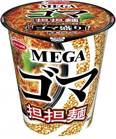 カップめん「MEGA」シリーズ第2弾は担担麺　エースコックから