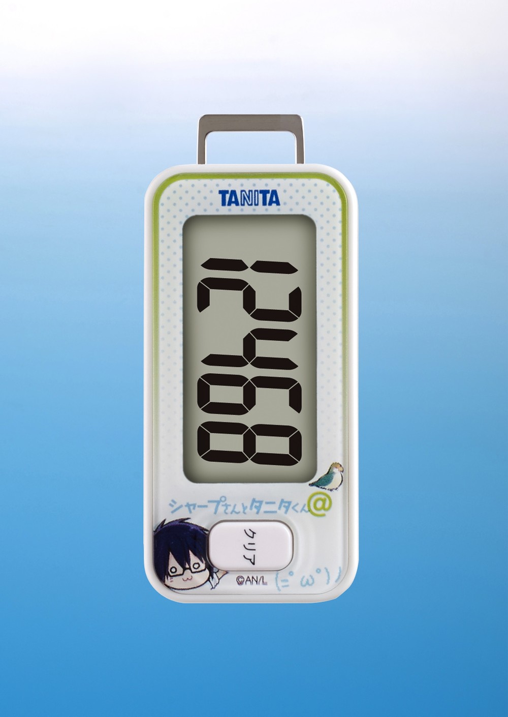 タニタ、ツイッターで話題の「ゆるい公式」キャラクターの歩数計