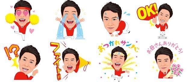 LINEスタンプ「リオ2016オリンピック！P&G×修造」