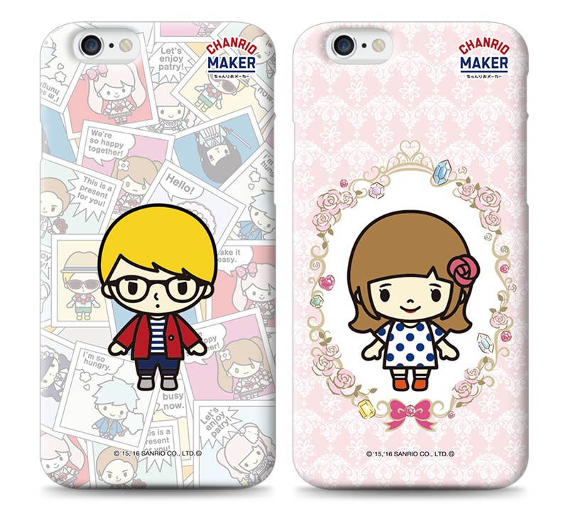サンリオ「ちゃんりおメーカー」で作ったオリジナルキャラをプリント、自分だけのスマホケースを作れるサービス