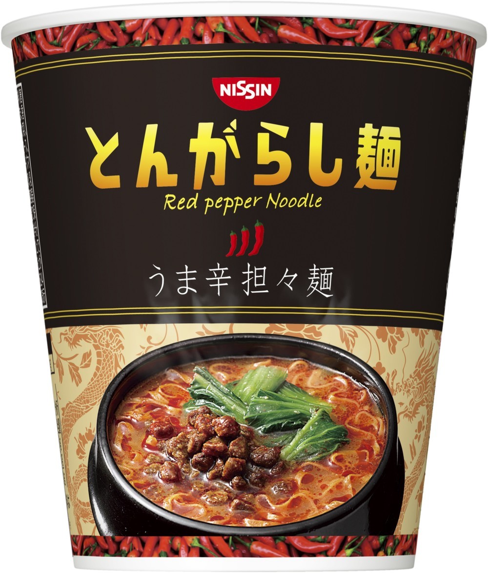 ごまの風味の担々麺、「日清のとんがらし麺」シリーズから