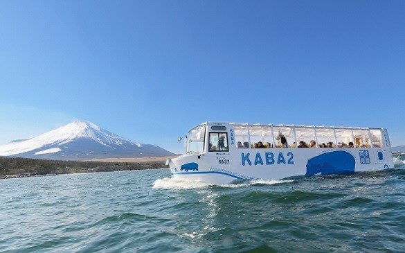 山中湖を走る不思議な水陸両用バスの仕組みが学べる夏休みイベント開催　参加料500円