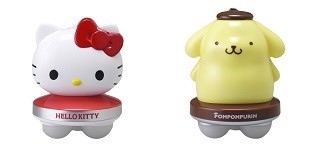 サンリオ「ハローキティ」「ポムポムプリン」コラボのリラックスグッズ、山善から