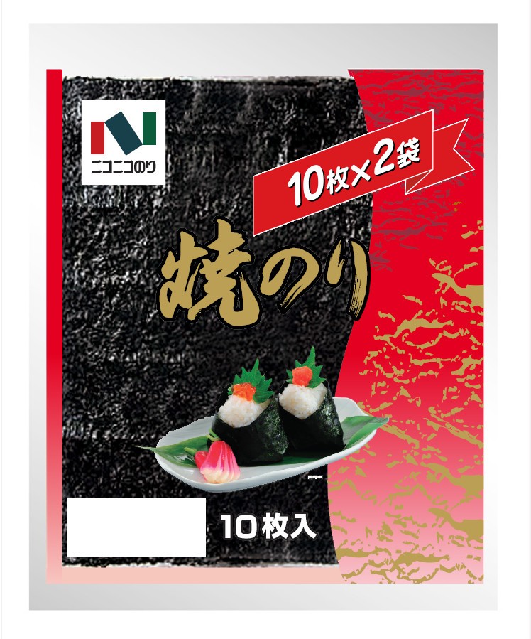 「韓国産焼のり10枚2袋 」