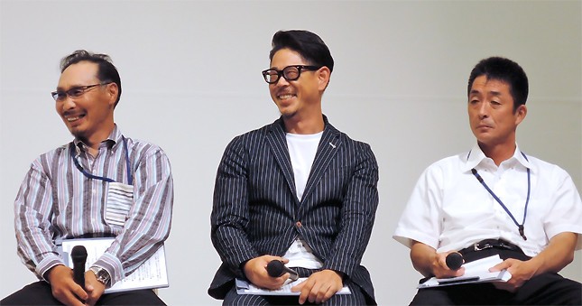 （写真左から）いわき市漁業協同組合の鈴木二三男さん、同鈴木健さん、同吉田康男さん