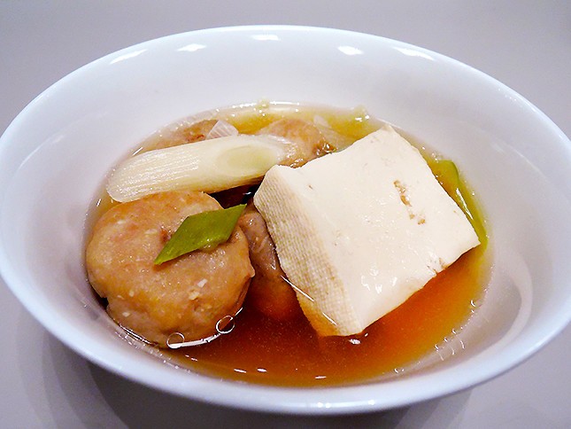 「どんこの肝つみれ汁」