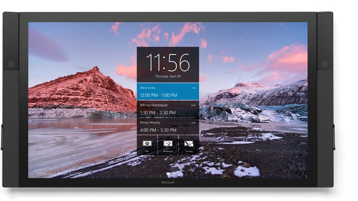 MSから大型ディスプレイ一体型端末「Surface Hub」