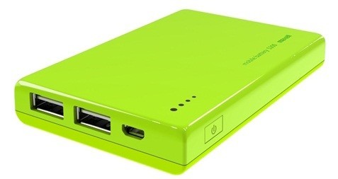 スマホなら約2回急速充電、カラバリ5色のモバイルバッテリー　日立マクセル