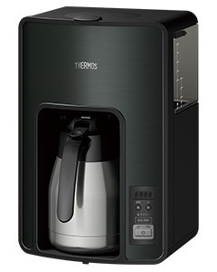 サーモスから魔法びん構造のポットへ直接ドリップ、おいしさ長時間キープのコーヒーメーカー