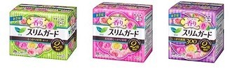 初の香りつきナプキン「ロリエ　スリムガード　スイートローズの香り」発売