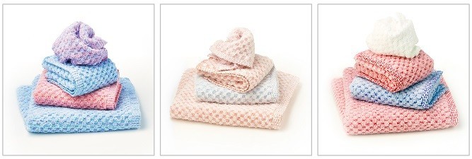 泡のような肌触りのタオル　東京西川から