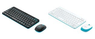 コンパクトでシンプルなワイヤレスキーボード＆マウスのセット、ロジクールから