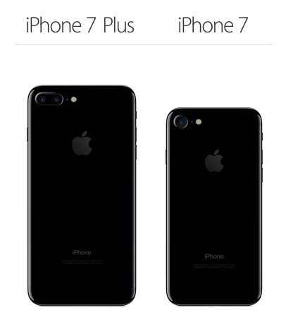 iPhone 7/iPhone 7 Plus（画像はApple公式サイト）