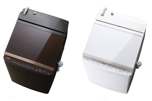 温風で温めながら洗い、衣類の黄ばみを予防する縦型洗濯乾燥機