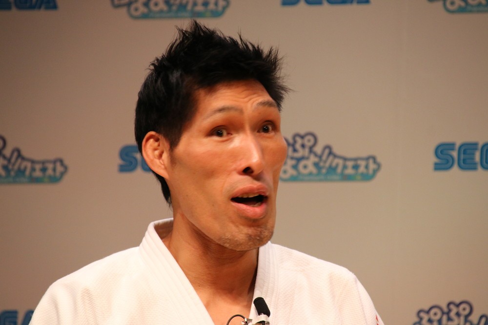 柔道家・篠原信一があの「ぷよクエ」に挑戦!?　オリラジ・中田に勝負挑む