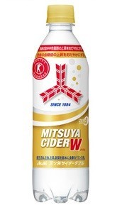 1本あたり食物繊維5g！「三ツ矢サイダーW（ダブル）」