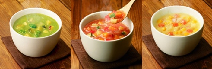 具材の食感楽しめる「野菜を食べるスープ」今年も登場