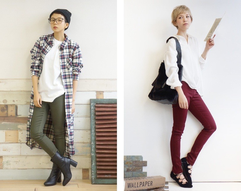 （写真左から）オリーブ、バーガンディー