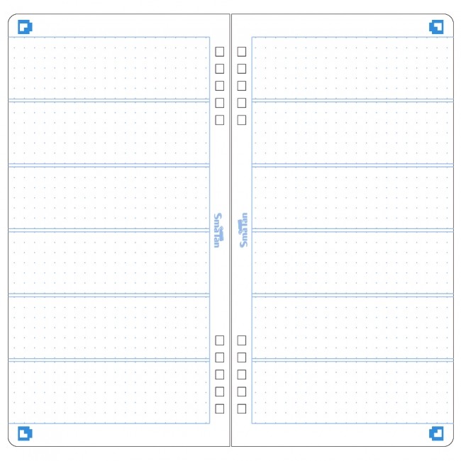 情報をたっぷり書き込める6行タイプ