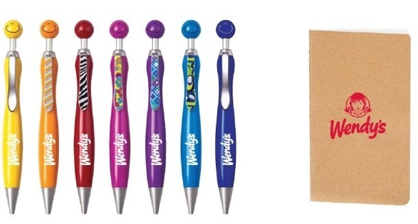 Wendy'sオリジナルノート&ペン
