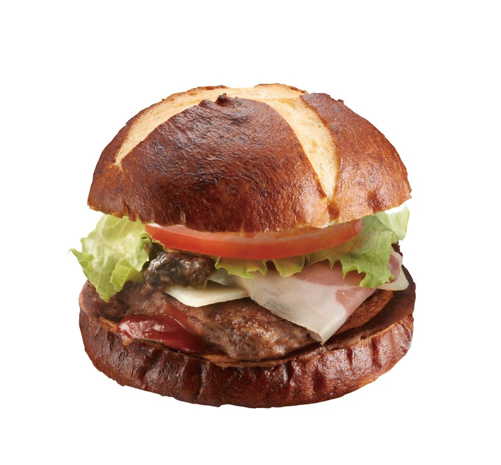 プレッツェル プロシュート バーガー