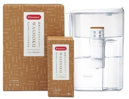 出汁をおいしくするためのポット型浄水器