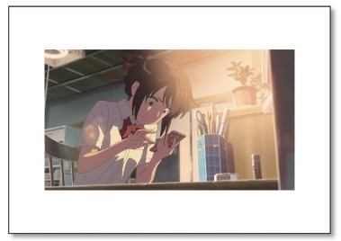 アートフレームは立てて飾ることもできる