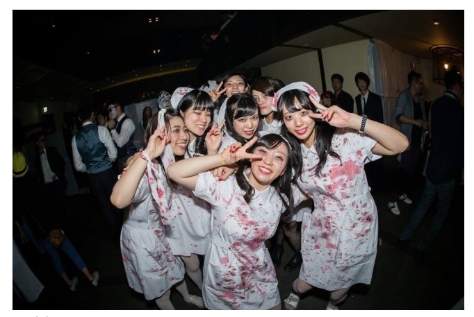 ゾンビメイクで渋谷を練り歩く「ゾンビパーティー」開催