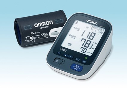 血圧の測定データをスマホへ転送して確認・管理　オムロン「HEM-7511T」