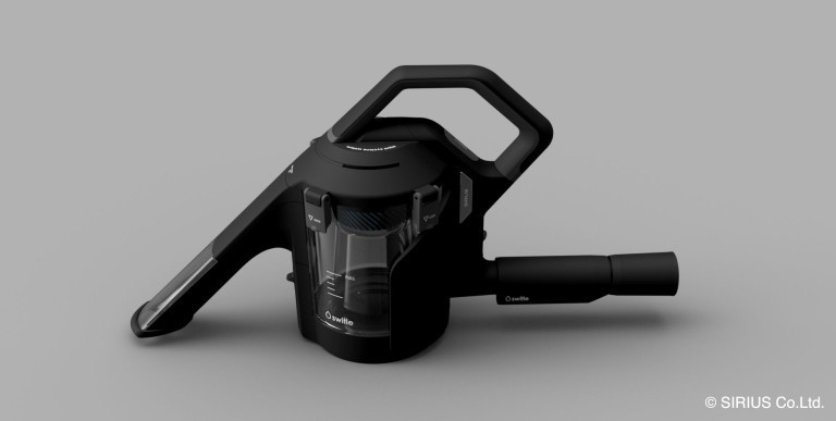 水を噴射し汚れを落とす　世界初のクリーナーヘッド「スイトル」