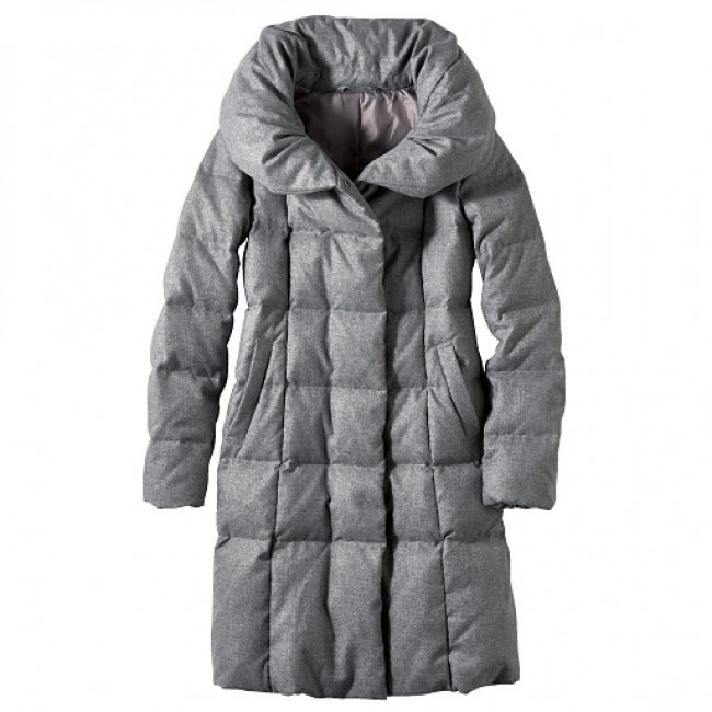 ボリュームフードダウンコート