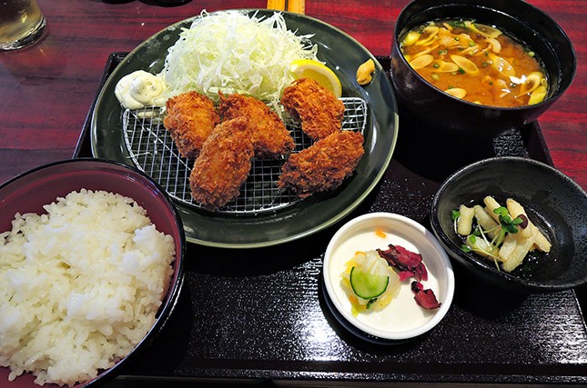 牡蠣フライ膳