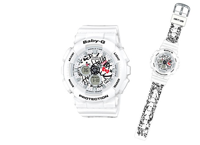ストリート発のグラフィティ・アートとハローキティが融合　女性向けカジュアル腕時計「BABY-G」が商品化