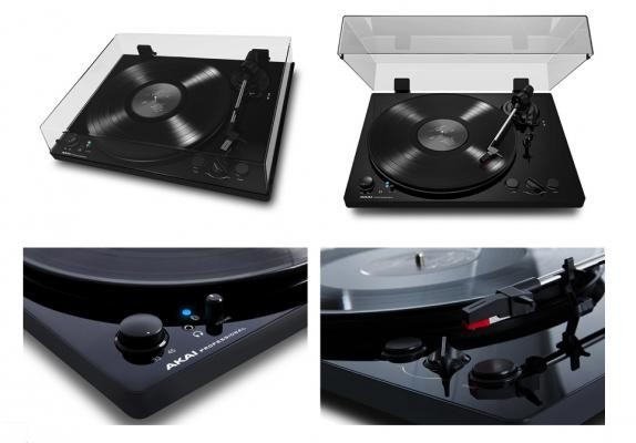 自動的にトーンアームが移動してレコードを再生、終了後アームは自動的に戻る