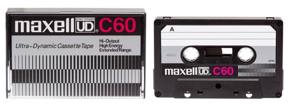 国産カセットテープ発売50周年記念　マクセル「UD」なつかしデザイン復刻版