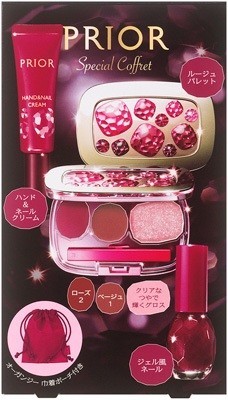 資生堂「プリオール」からメーキャップコフレ「スペシャルコフレ　b」...口元や手元をおしゃれにきらめかせる