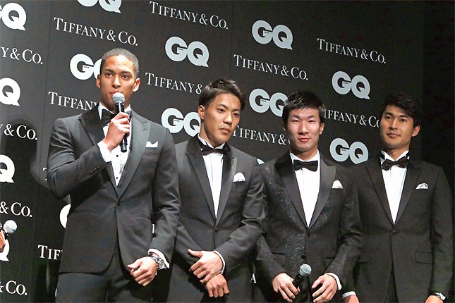 陸上男子400mリレー日本代表の4人は初々しい印象