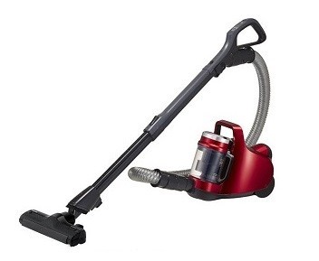 軽く押すだけ、自走式ヘッドを採用した小型サイクロン式クリーナー