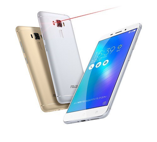 フルHD5.5型ワイド液晶のSIMフリースマホ...ASUS「ZenFone 3 Laser」