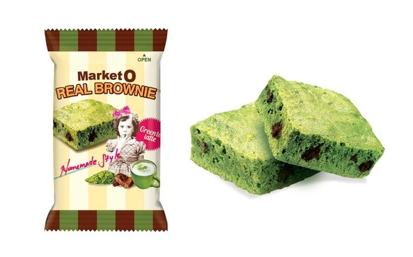 リアルブラウニーに「グリーンティーラテ味」新登場、オリオン
