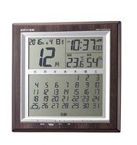 祝日表示を追加、フルオートカレンダーデジタルクロック