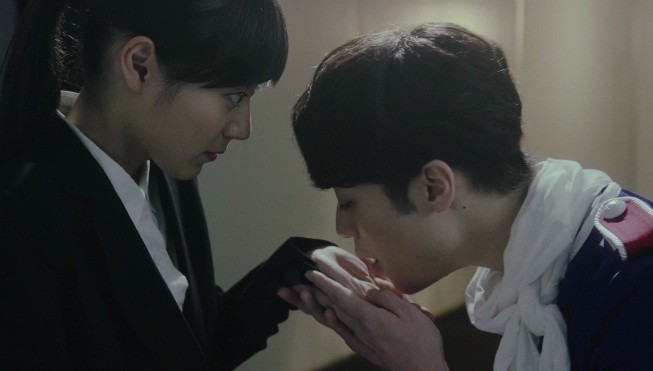 石田隼隊員のシーン