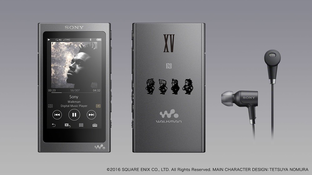 「FF XV」バージョンのウォークマンAシリーズ　ヘッドホン「h.ear on」やスピーカー「h.ear go」も