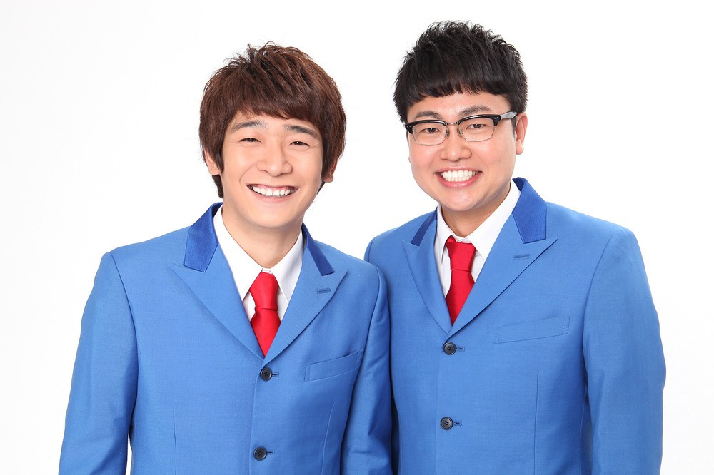 銀シャリの2人。鰻和弘(うなぎかずひろ)＝左＝と橋本直