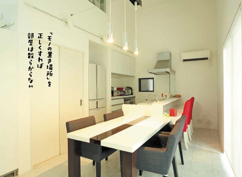 置き場所を正しくすればものは散らからないという